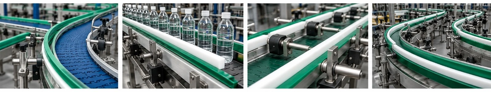 Guias de PVC/PU em função e aplicação na correia