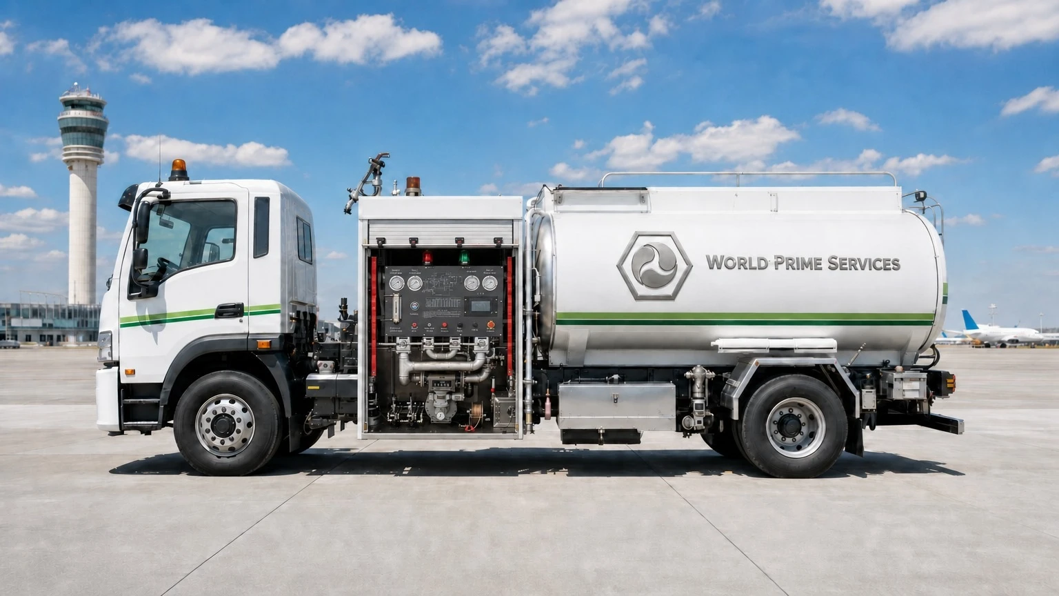 Aero E-Refueler, caminhão-tanque elétrico de abastecimento de aeronaves