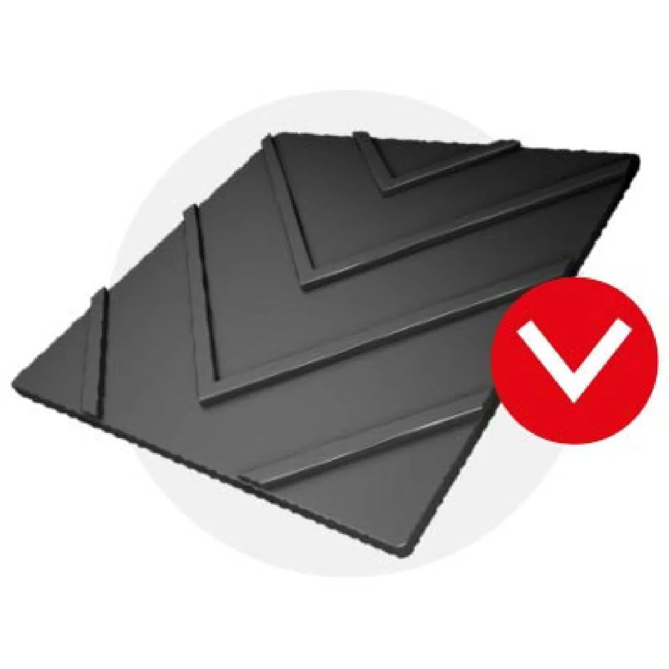 Chevron V Fechado